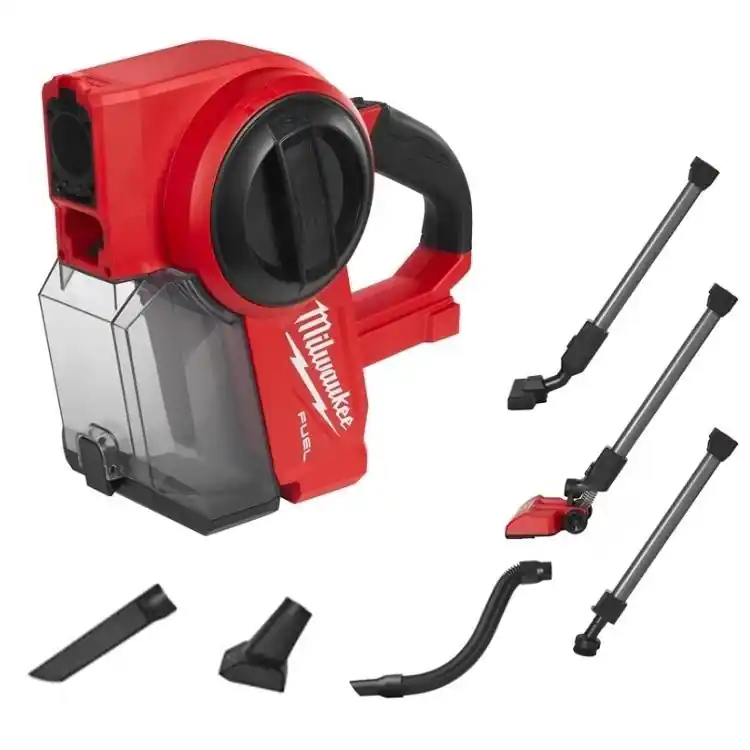Korting Aspiratore compatto M18 FVCL-0 Fuel Milwaukee per solidi, filtro HEPA, massimo volume aria 764 L/min