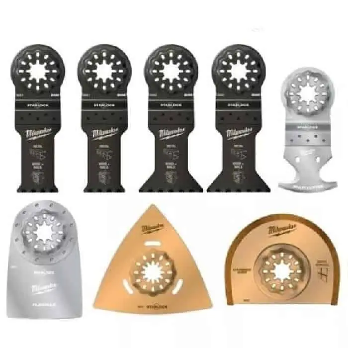 Nieuw Set Lama universale 48906088 Starlock Milwaukee per utensile multifunzione, per taglio legno e chiodi