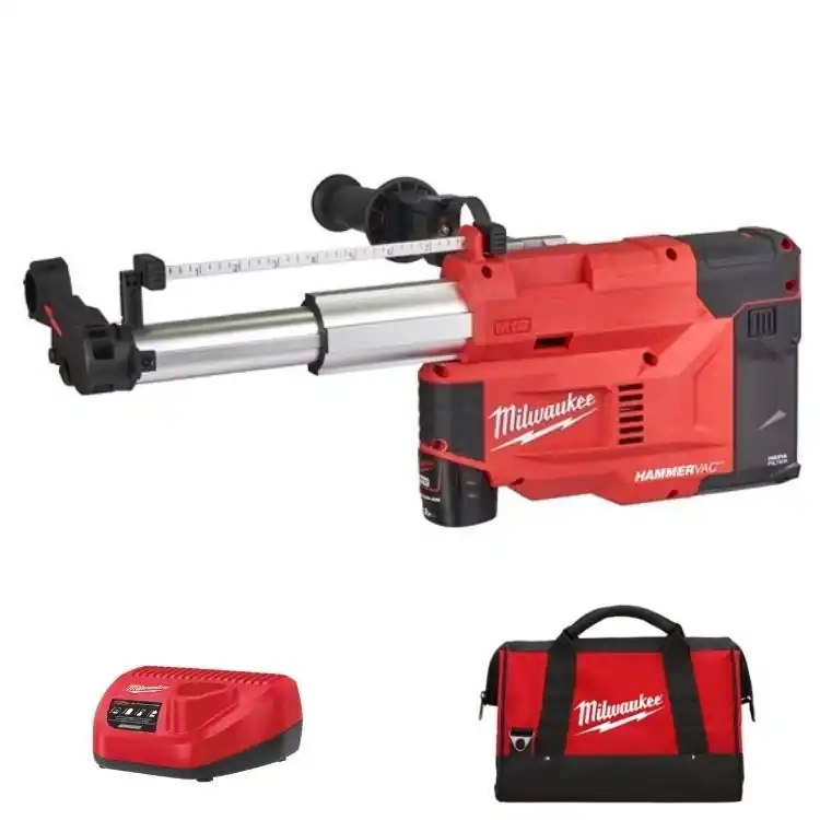 Seizoensaanbieding Aspiratore universale M12 UDEL-201B Milwaukee, filtro HEPA, volume massimo aria 466 L/min, kit batteria 2 Ah
