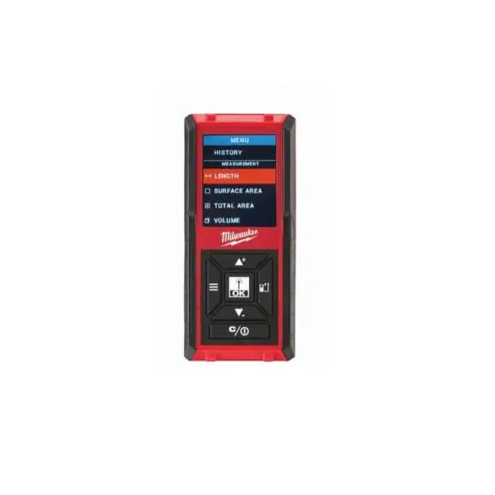 Must-Have Distanziometro Laser Milwaukee, strumento di misura LDM 45, distanza massima 45 m, dimensioni 105x48x24 mm