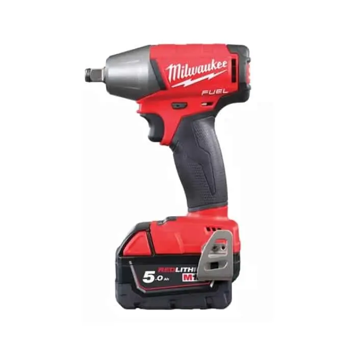 Hoge Kwaliteit Avvitatore impulsi M18 Fuel Milwaukee con percussione 18V, batteria Li-ion 5,0 Ah, motore Powerstate
