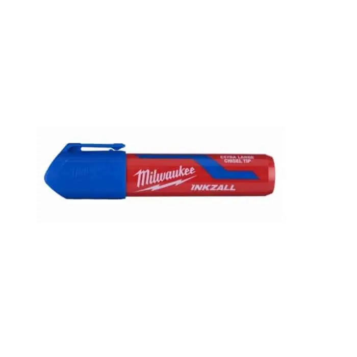 Betaalbaar Pennarello indelebile Milwaukee punta extra larga Inkzall, diametro punta 14,5 mm, colore blu