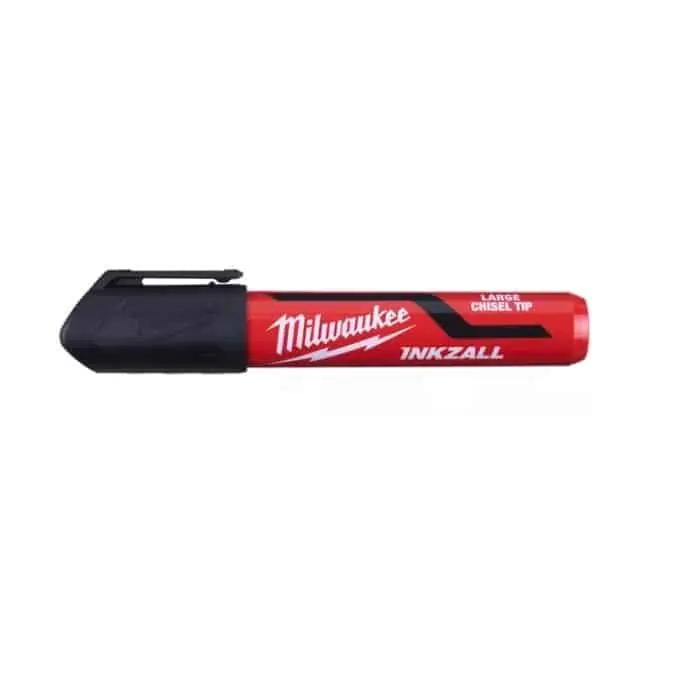 Fabrieksprijs Pennarello indelebile Milwaukee punta larga Inkzall, diametro punta 6,2 mm, colore nero