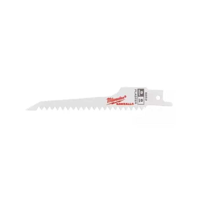 Lama segaccio Sawzall Drywall Milwaukee per applicazioni speciali, 5 pezzi, lunghezza lama 125 mm Bestel Nu