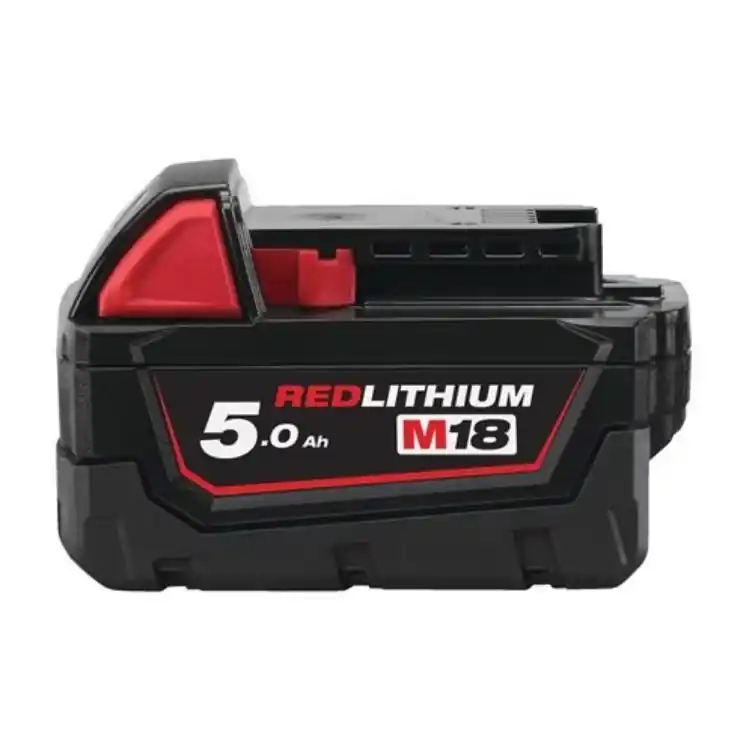 Batteria M18 B5 Milwaukee, tipo Li-ion, voltaggio 18 V, capacità 5 Ah Beperkt Aanbod