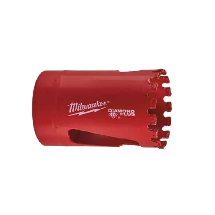 Tijdelijk Beschikbaar Sega a tazza Diamond Plus Milwaukee, sega diamantata secco umido, sega a tazza diamantata, diametro 35 mm