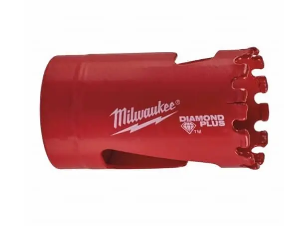 Sega a tazza Diamond Plus Milwaukee, sega diamantata secco umido, sega a tazza diamantata, diametro 29mm Bestseller