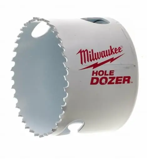 Sega a tazza Milwuakee, sega bi-metallica hole dozer, dimensioni 68mm, taglio massimo 41mm, composizione dente Acciaio Flitsaanbieding