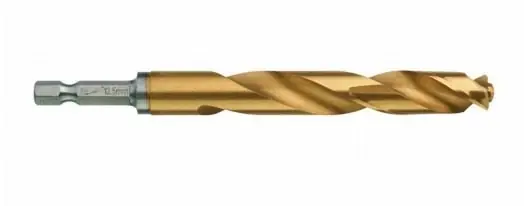 Punta metallo HSS-G Milwaukee Shockwave, dimensioni 12,5x128 mm, copertura in Titanio Hoge Kwaliteit