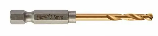 Set 2 Punte metallo HSS-G Milwaukee Shockwave, dimensioni 3,5x69 mm, copertura in Titanio Laatste Kans