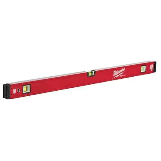 Finale Uitverkoop Livella magnetica tipo Backbone Milwaukee, lunghezza 80 cm, con estremità in gomma per assorbire impatti, in alluminio