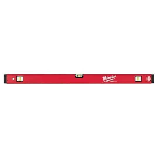 Livella non magnetica tipo Backbone Milwaukee, lunghezza 40 cm, con estremità in gomma per assorbire impatti, in alluminio Meest Verkocht