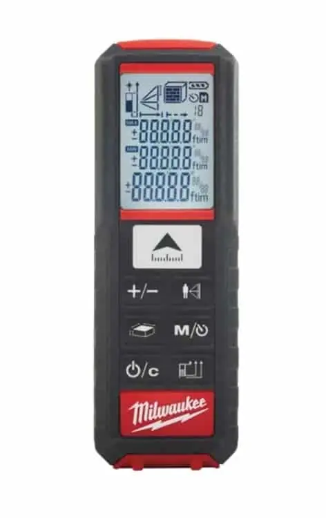 Gereduceerde Prijs Distanziometro Laser Milwaukee, strumento di misura LDM 50, distanza massima 50 m, dimensioni 119x40x32mm
