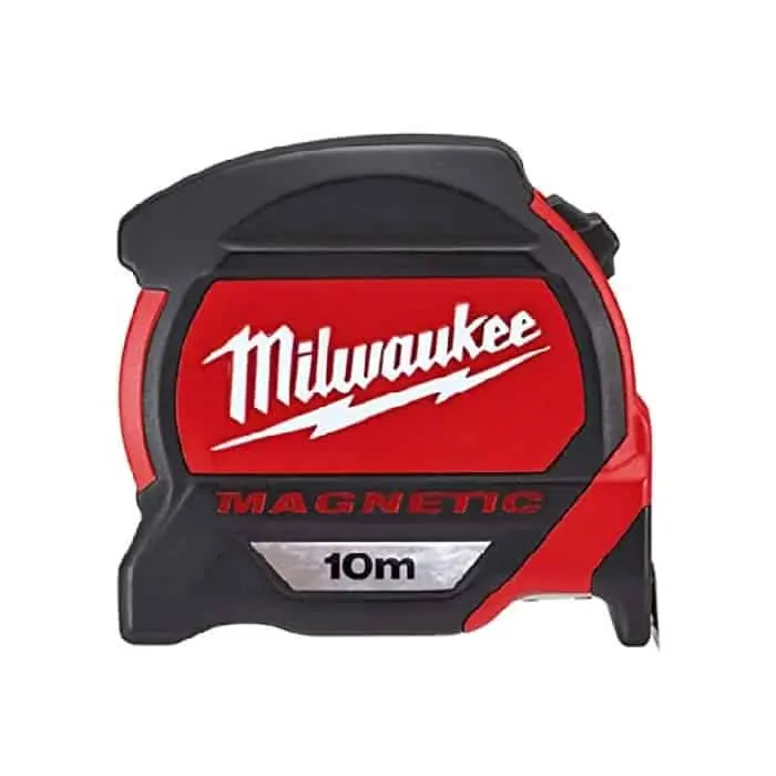 Flessometro magnetico Milwaukee, diametro lama 27 mm, lunghezza 10 m, rivestimento Nylon Koopje