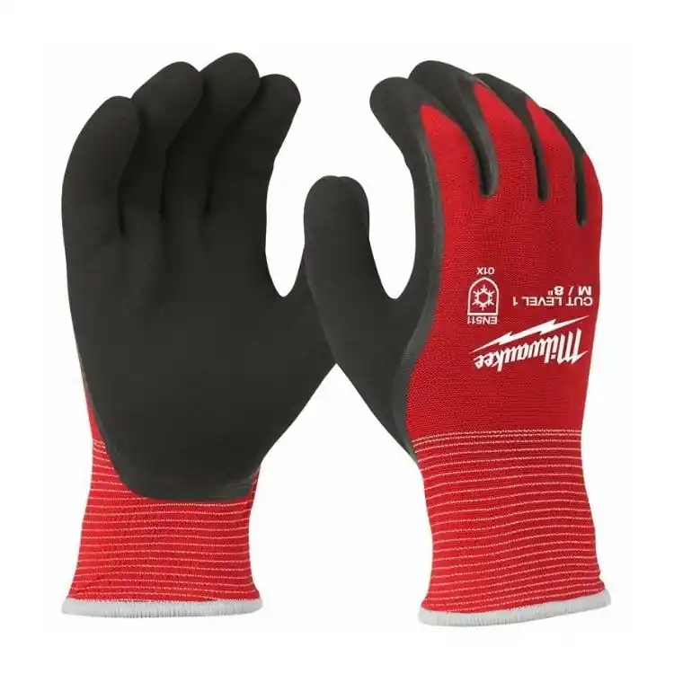 Koop Online Guanti invernali antitaglio cat. 1 Milwaukee, per basse temperature, taglia 11/XXL, in Nitrile e Spugna Acrilica