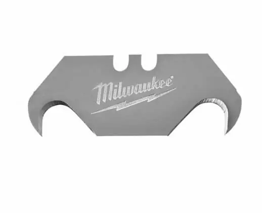 Lama di ricambio coltellini Milwaukee, Lama ad Uncino, lunghezza totale 62 mm, confezione 50 pezzi, lama in Carburo Koop Online