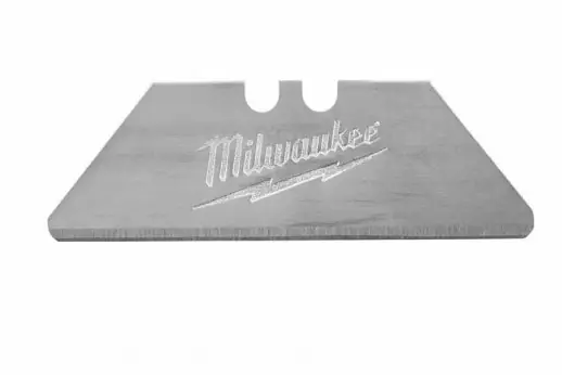 Laatste Kans Lama di ricambio coltellini Milwaukee, Lama per cartone con bordi arrotondati, lunghezza totale 62 mm, confezione 5 pezzi, lama in Carburo