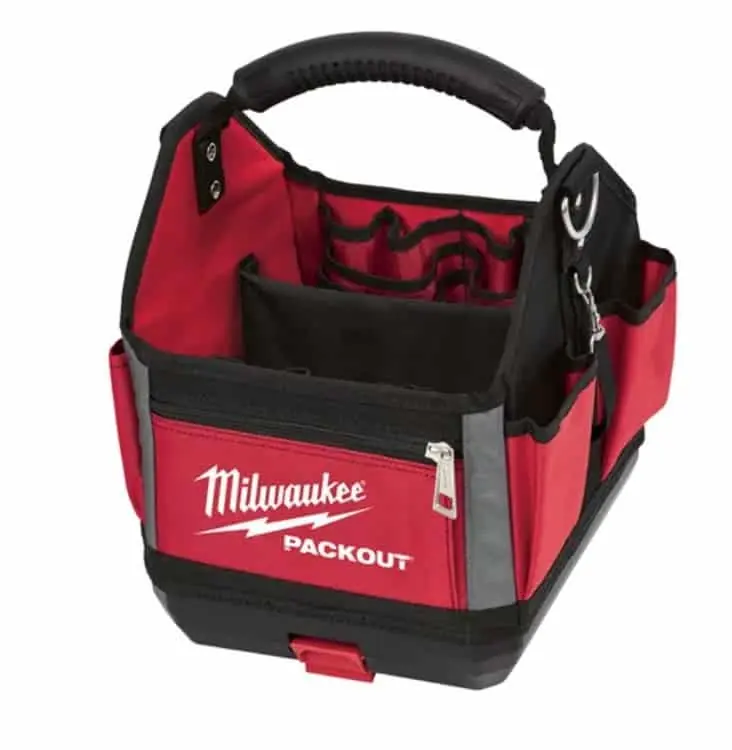 Seizoensaanbieding Packout Borsa Portautensili aperta Milwaukee, sistema modulare Packout, dimensioni 250 x 280 x 320 mm, Nylon Balistico