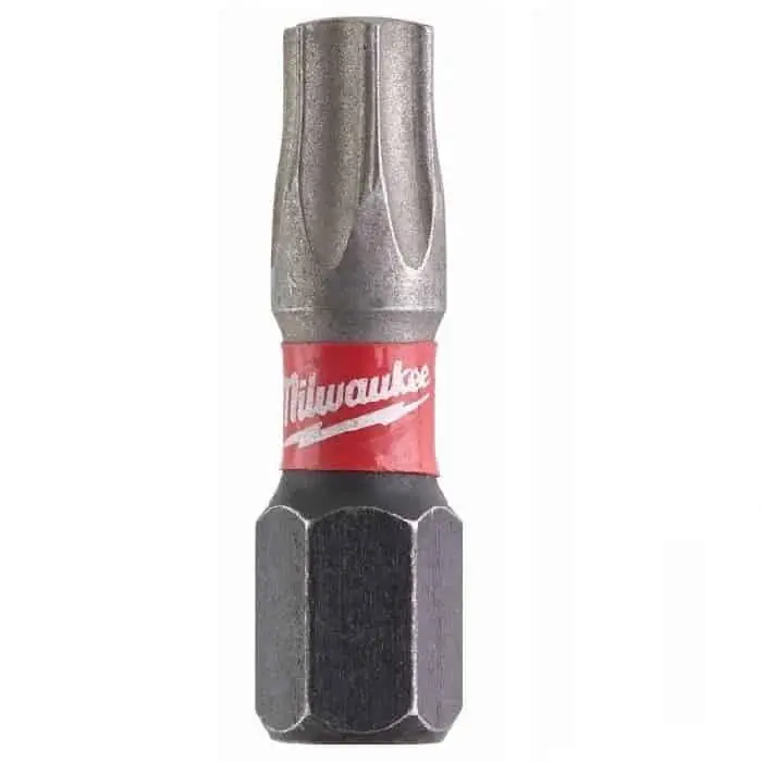 Op = Op Confezione 2 inserti Shockwave Milwaukee per avvitatore ad impulsi, impronta TX30, lunghezza 25 mm