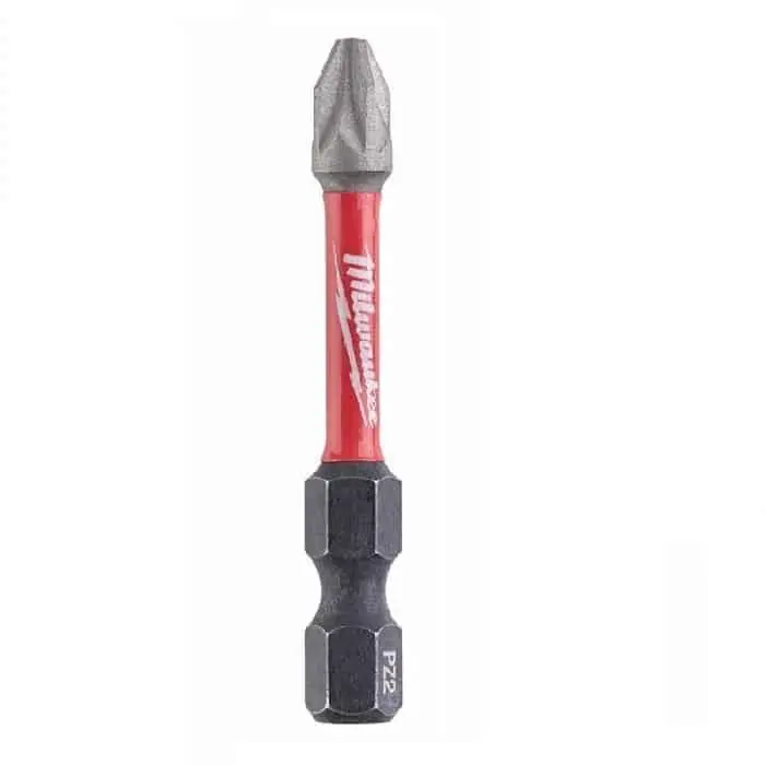 Confezione 10 inserti Shockwave Milwaukee per avvitatore ad impulsi, impronta PZ2, lunghezza 50 mm Aanbieding