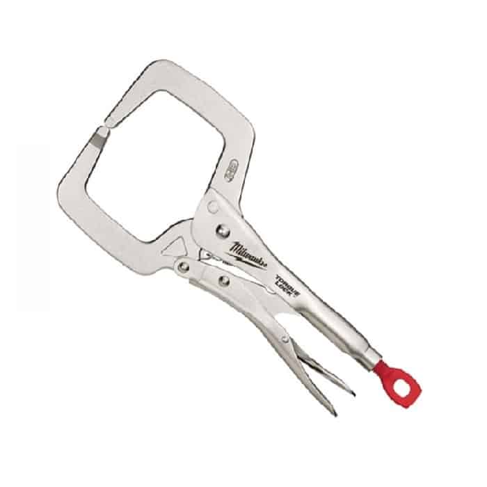 Milwaukee Pinza autobloccante a C Torque Lock, ganasce fisse, lunghezza totale 280 mm Alleen Vandaag