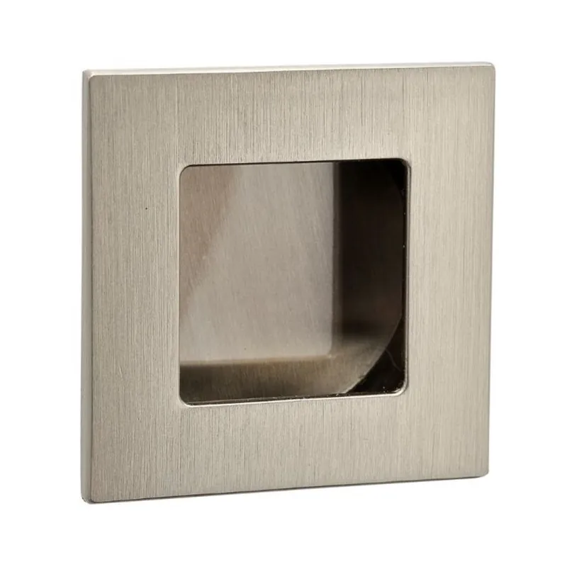 Goedkoop Maniglia incasso MA40 Mital per mobile, diametro foro 35x10 mm, esterno 40x40x2 mm, Zama finitura Nichel Satinato