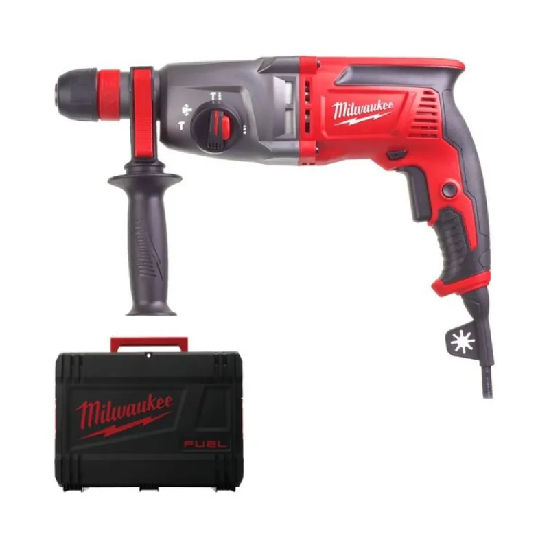 Nieuw Tassellatore SDS Plus PH 26 TX Milwaukee per foratura, con mandrino, 3 modalità , capacità di foratura 26 mm, potenza 800 W