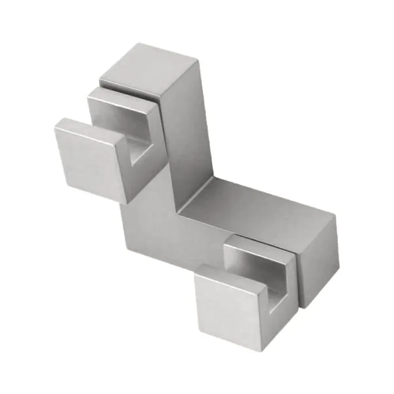 Ganci PA00284 Confalonieri per appenderia e portabiti, dimensione 60x60x40 mm, Zama finitura Nichel Satinato Opaco Snelle Levering