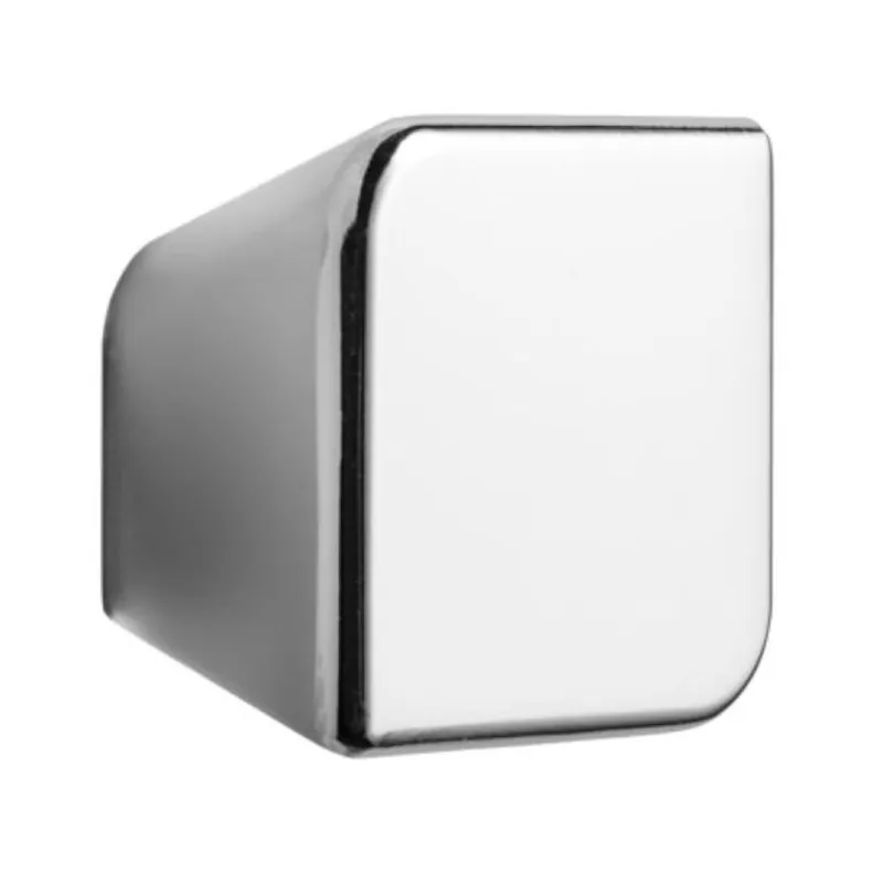 Shop Nu Pomolo 400 Mital per mobile, dimensione 30x30x23 mm, Zama finitura Cromo Lucido