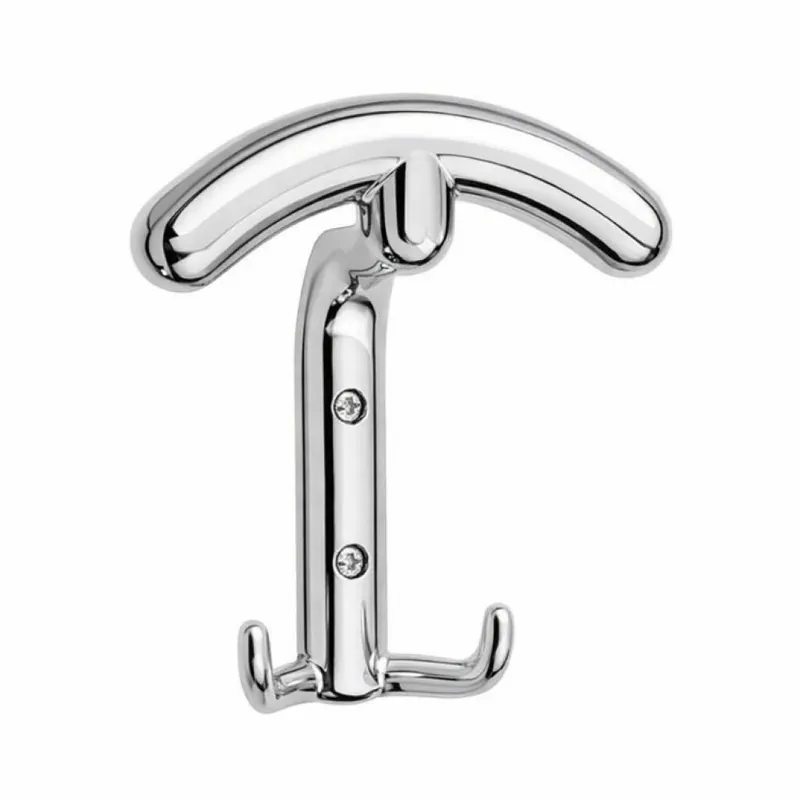 Bestseller Portabito 1030 Mital per appenderia, dimensione 110x120x54 mm, Zama finitura Cromo Lucido