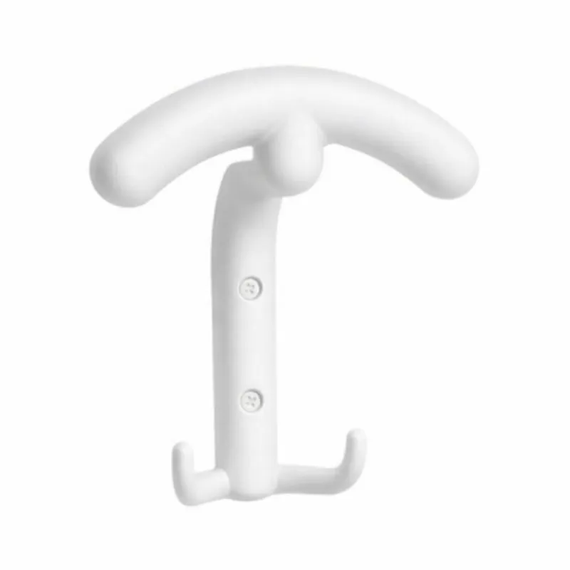 Portabito 1030 Mital per appenderia, dimensione 110x120x54 mm, Zama finitura Bianco Hete Deal