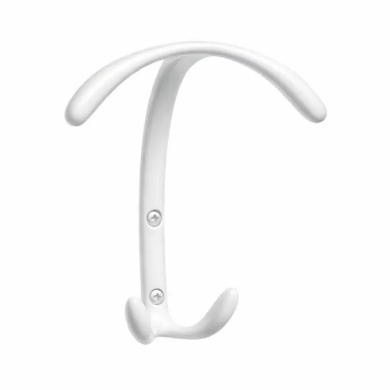 Portabito 1020 Mital per appenderia, dimensione 120x123x53 mm, Zama finitura Bianco Verniciato Finale Uitverkoop