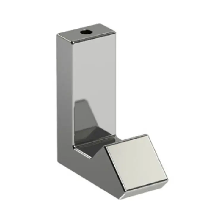 Gancio 4400 Mital per appenderia e portabiti, dimensione 18x47x32 mm, Zama finitura Cromo Lucido Rechtstreeks Van De Fabrikant