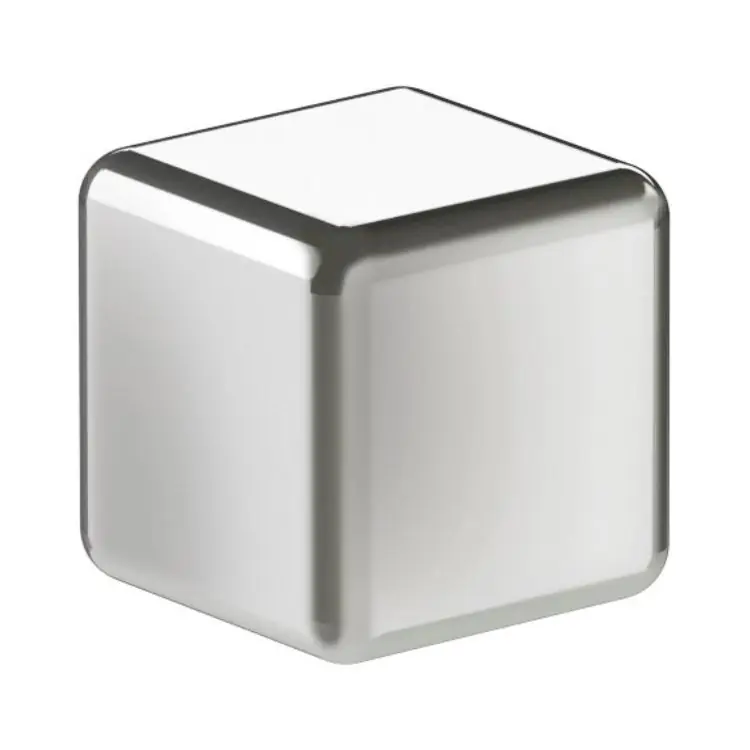 Pomolo 330 Mital per mobile, dimensione 20x20 mm, Zama finitura Cromo Lucido Korting