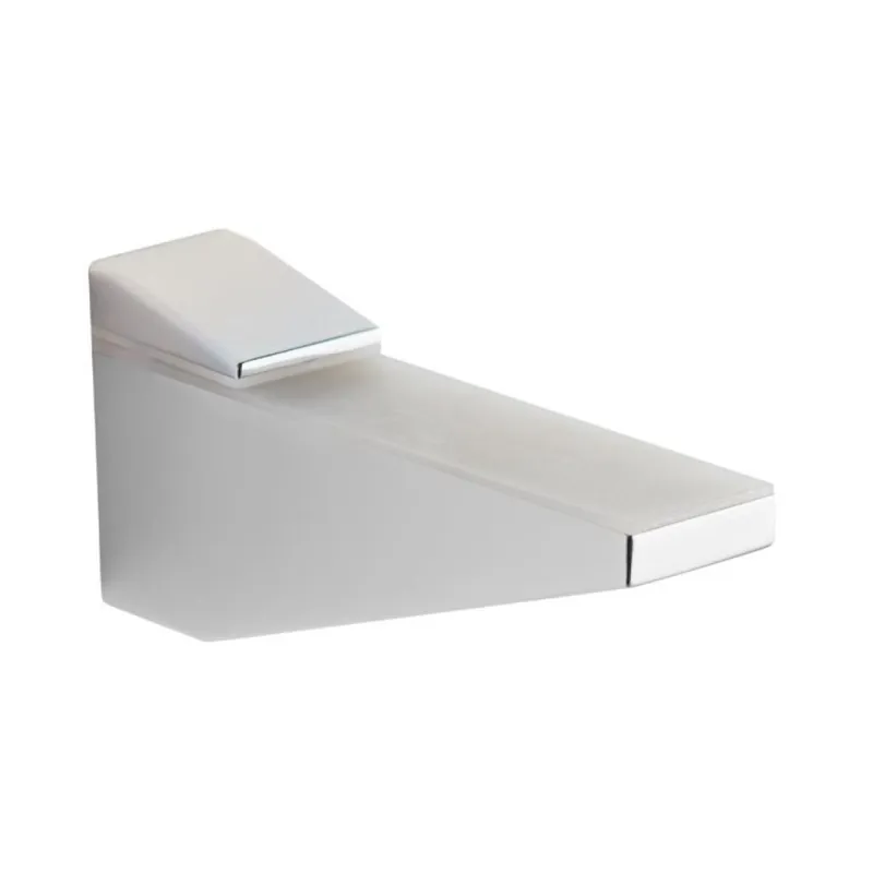 Reggimensola Rm50B Mital per piani in vetro e legno, spessore 4-20 mm, dimensione 90x43x22 mm, Zama finitura Cromo Lucido Favoriet