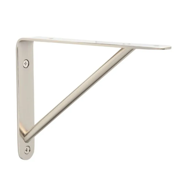 Reggimensola Rm20A Mital per piani in legno, dimensione 240x190x30 mm, Zama finitura Nichel Satinato Lage Kosten