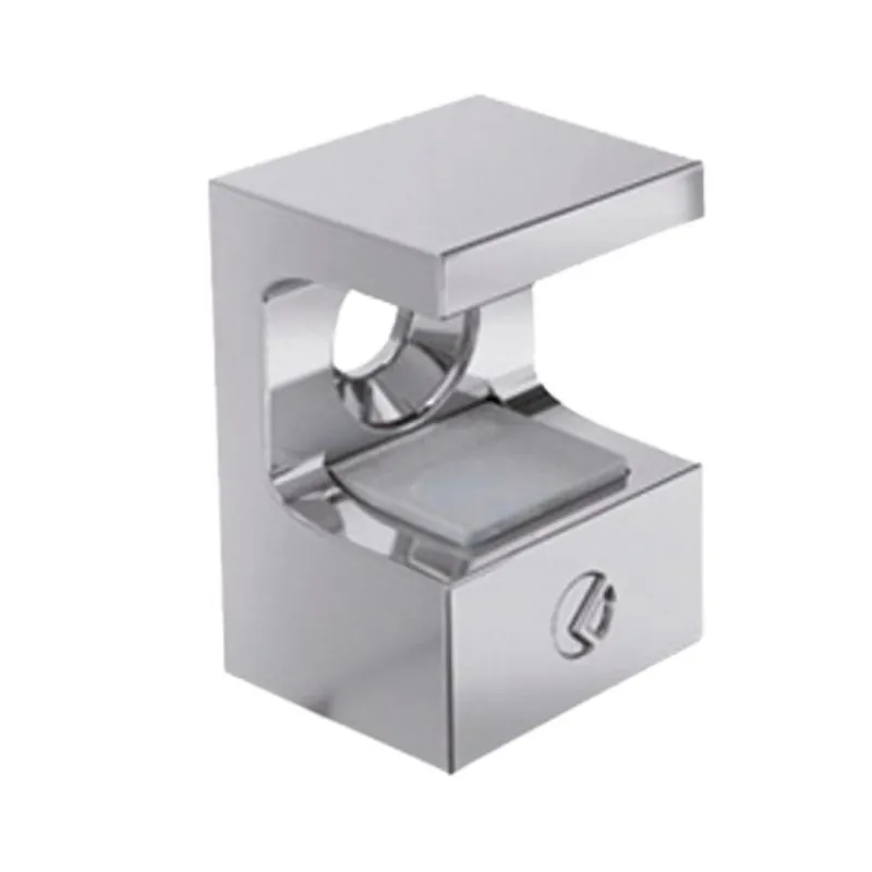 Betaalbaar Reggicristallo Kristal 16113010 Livenza per ripiani in vetro, spessore fino a 6 mm, foro diametro 5x7,8 mm, dimensione esterna 14x18 mm, sporgenza 12 mm, Zama finitura Cromo Lucido