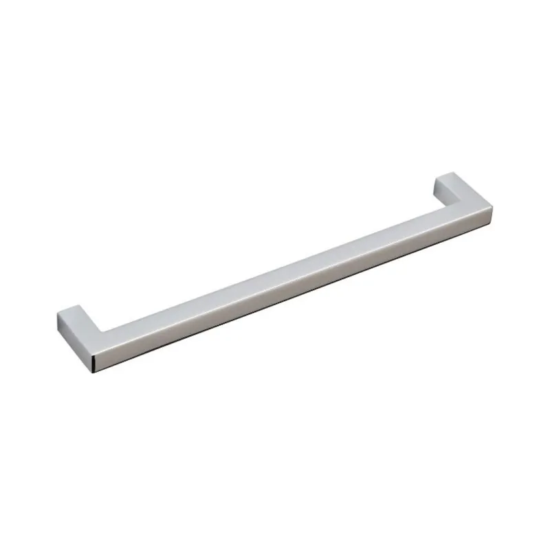 Speciale Aanbieding Maniglia 3130 Mital per mobile, interasse 128 mm, dimensione 139x10 mm, Zama finitura Cromo Lucido