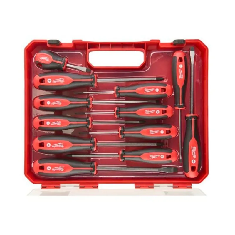 Seizoensaanbieding Set 12 giraviti Milwaukee per vite, lama esagonale parallela, materiale Magnetico