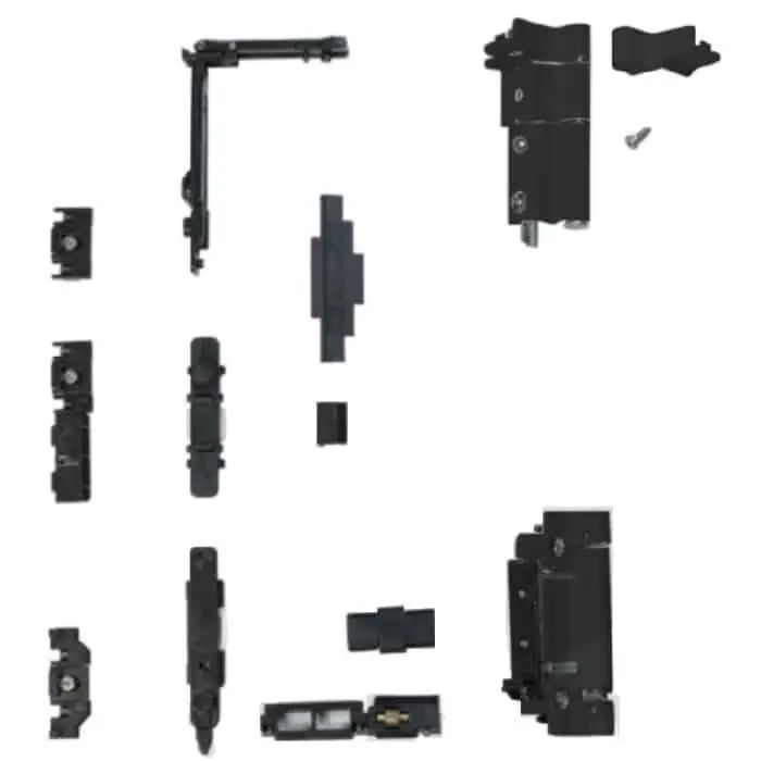 Superprijs Kit base standard Ween A R Master per chiusura Erre 40, portata massima 140 Kg, finitura Nero Opaco