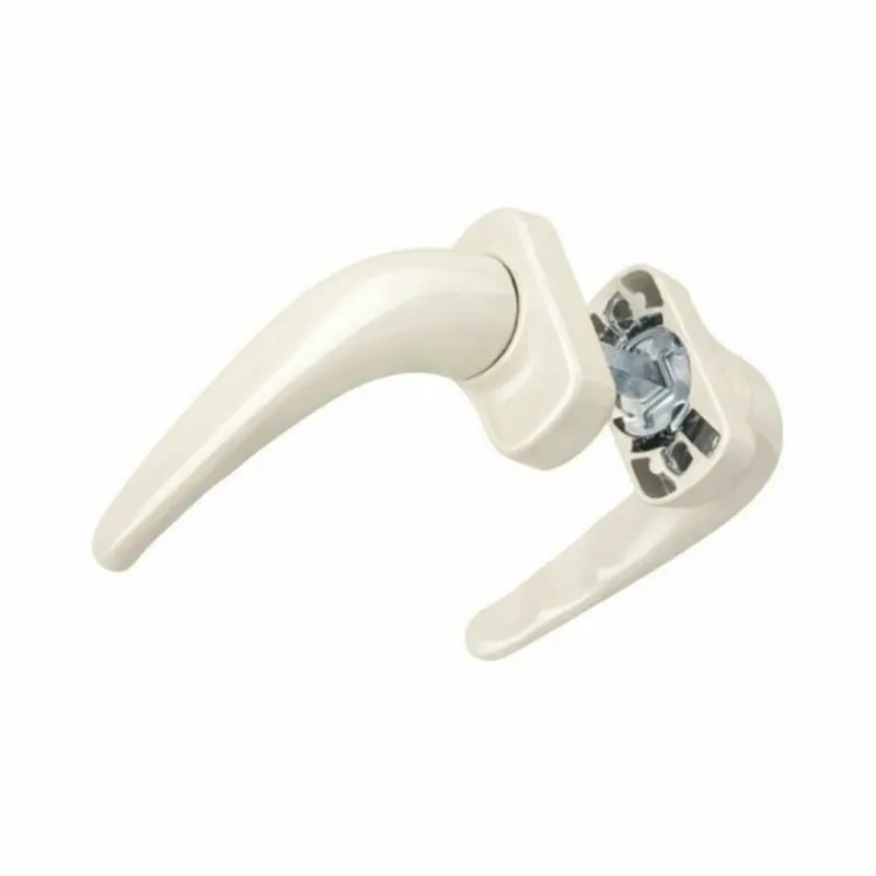 Maniglia Comfort 3060 Master, con rosetta e molla, dimensione 31x61 mm, finitura Avorio Chiaro Exclusieve Aanbieding