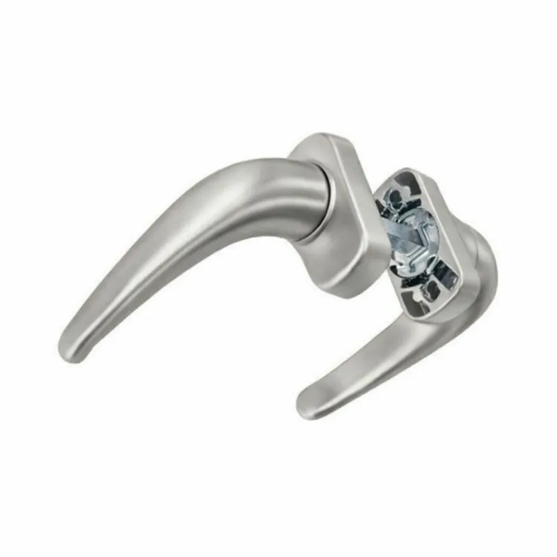 Maniglia Comfort 3060 Master, con rosetta e molla, dimensione 31x61 mm, finitura Cromato Satinato Actieprijs