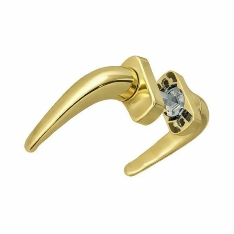 Betaalbaar Maniglia Comfort 3060 Master, con rosetta e molla, dimensione 31x61 mm, finitura Oro