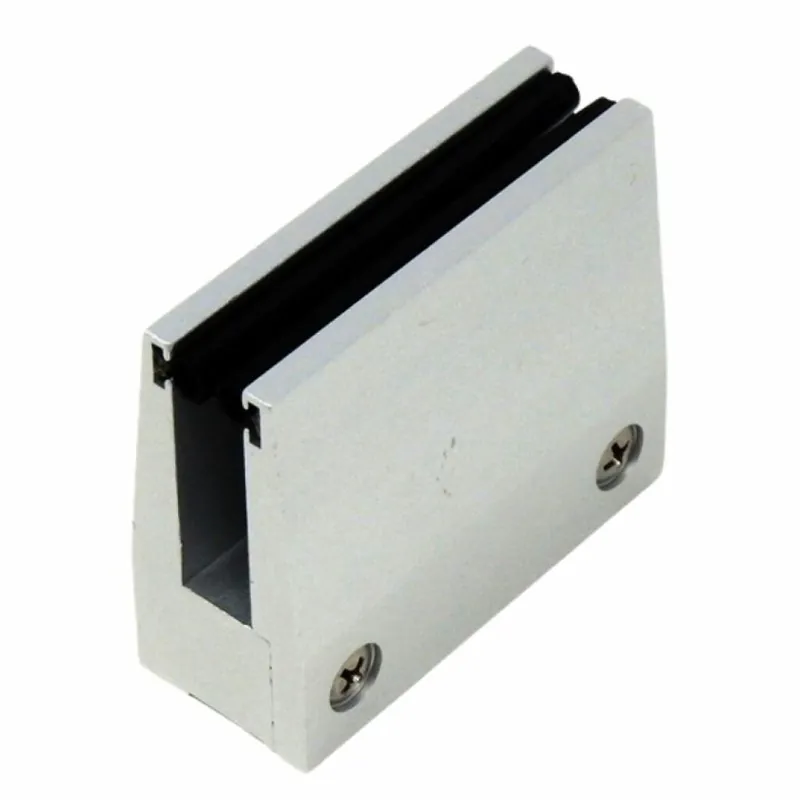 Actieprijs Pinza fermavetro 2201 Master per supporto e bloccaggio vetro, dimensioni 60x70x29 mm, Alluminio Estruso finitura Alluminio Grezzo