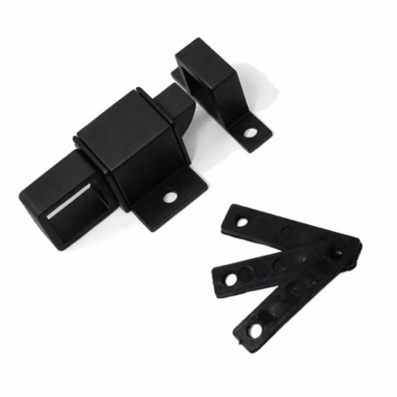 Cricchetto universale Master per vasistas, dimensioni 40x57 mm, finitura Verniciato Nero Opaco Gratis Retour