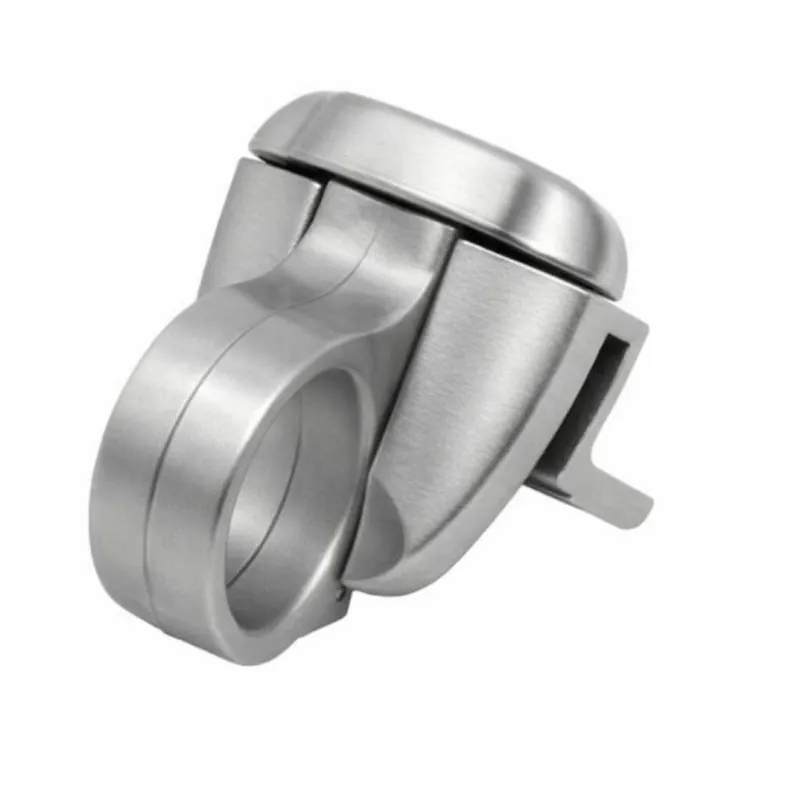 Cricchetto ad aggancio Ring Master con piastrine per telaio sormonto, profilo CU, dimensioni 34x66 mm, finitura Inox Satinato Hete Deal