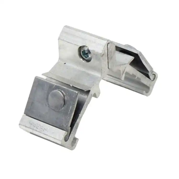 Nieuw Squadretta ad aggancio esterno Estrusa Master per anta, dimensioni 45x13,8 mm, finitura Naturale