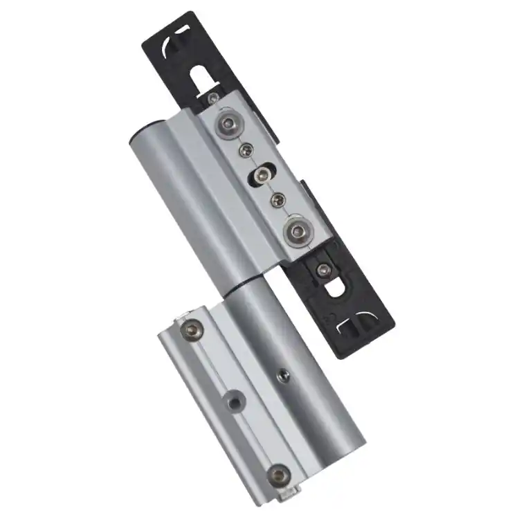 Cerniera filiforme aggancio rapido Cilindrika Master a due ali per anta battente, portata massima 120 Kg, finitura Argento Koop Online