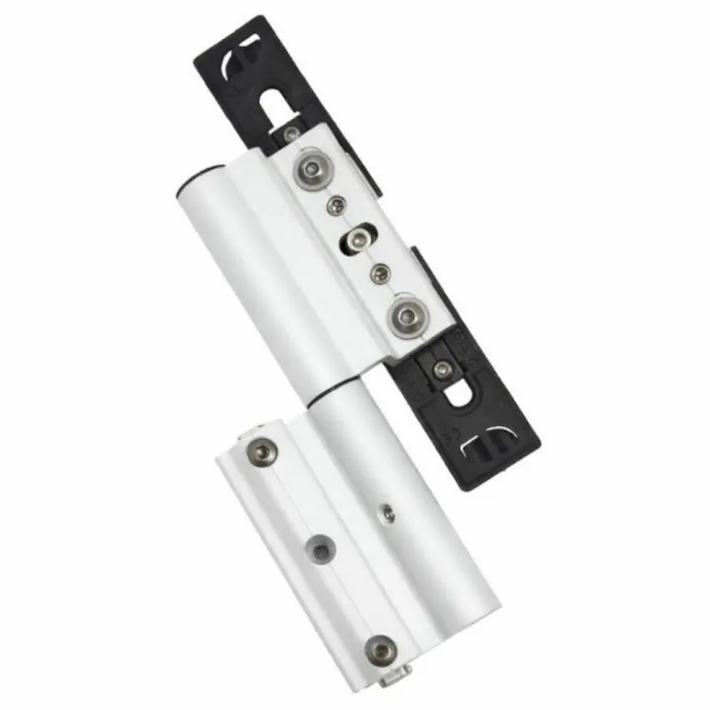 Cerniera filiforme aggancio rapido Cilindrika Master a due ali per anta battente, portata massima 140 Kg, finitura Bianco Beste Prijs