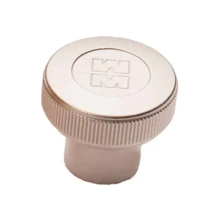 Bestseller Pomolo con grano per cilindro Champions MOTTURA, diametro 45 mm, con pomolo, finitura nichel satinato